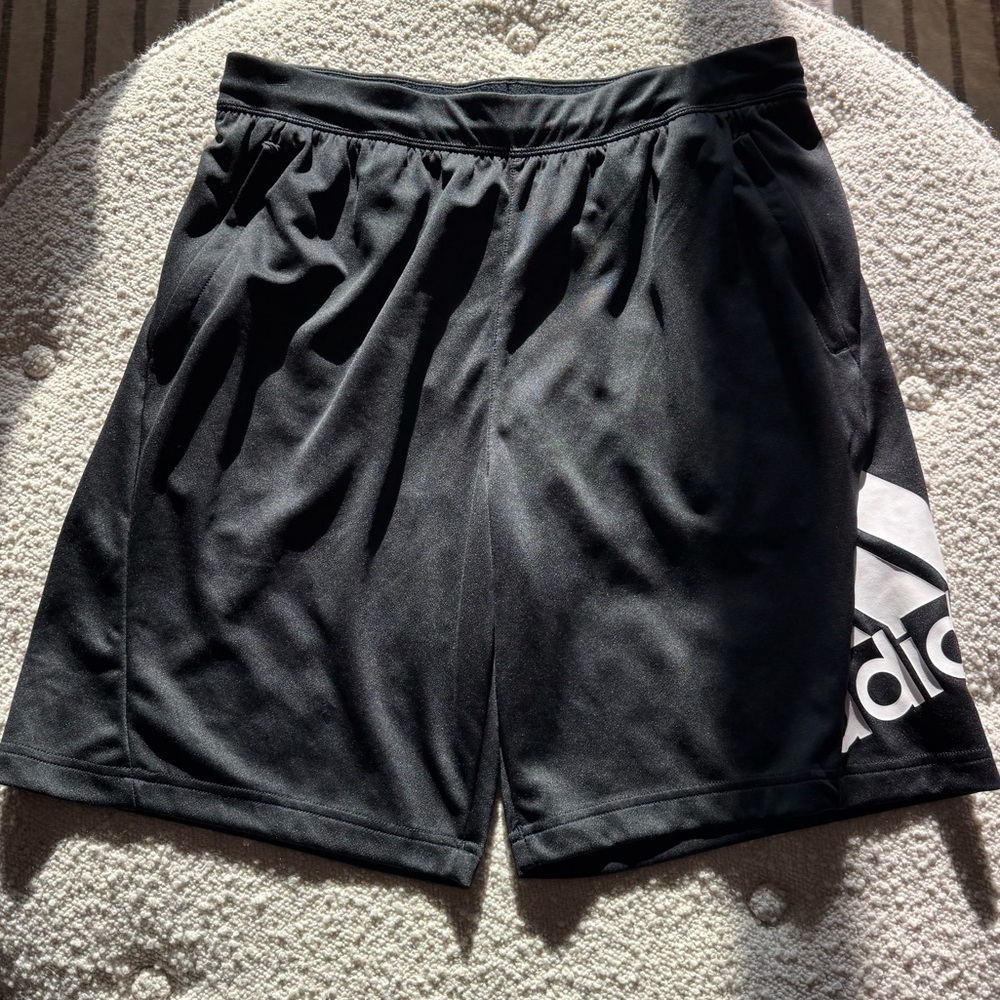 Adidas Men's Black Athletic Shorts